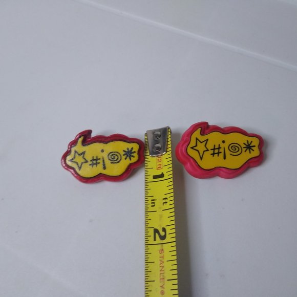 Set Of 2 Expletives Pins - Picture 10 of 10